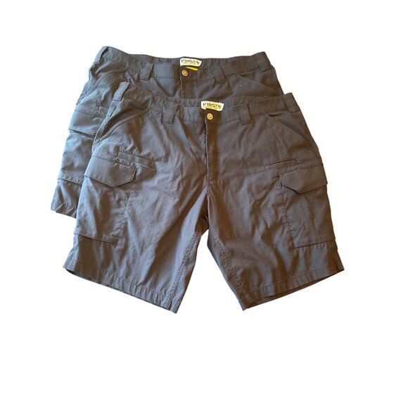 Mens Navy First Tactical Cargo Shorts 44  Multiple Pockets Utility Work Lot of 2 - Picture 5 of 5